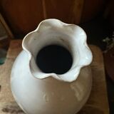 handmade ceramic vase, unique piece, signed