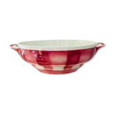 Salad bowl fn givors checkered bordeaux