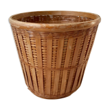 Rattan and wicker pot cover 70s