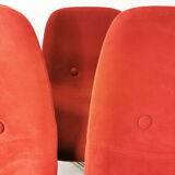 Set of 6 chairs "Eyes", designed by J.Foersom & P.Hiort-Lorenzen, for Erik Jorgensen, Denmark