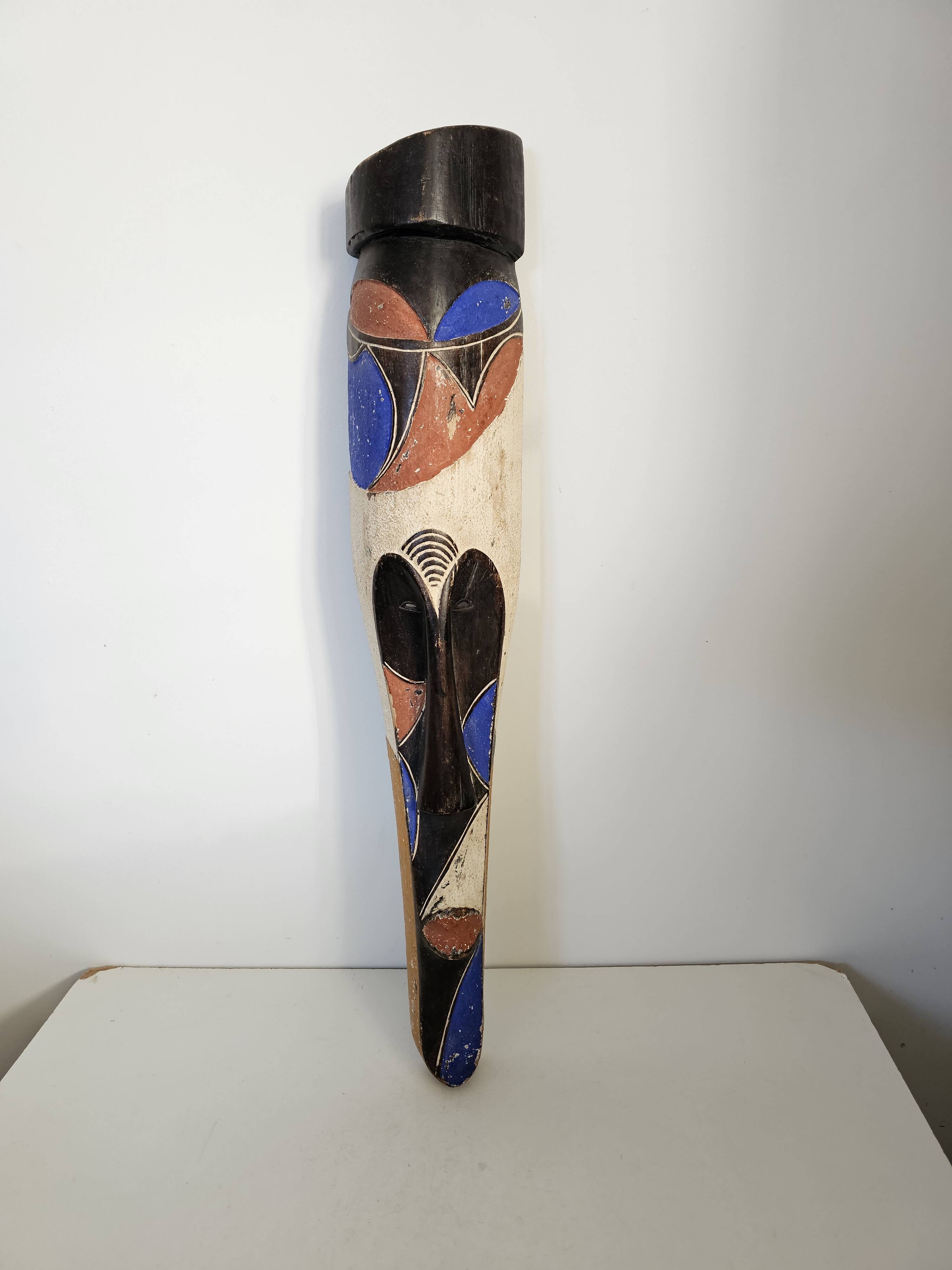 Grand decorative African mask Fang - Gabon - Tribal African art