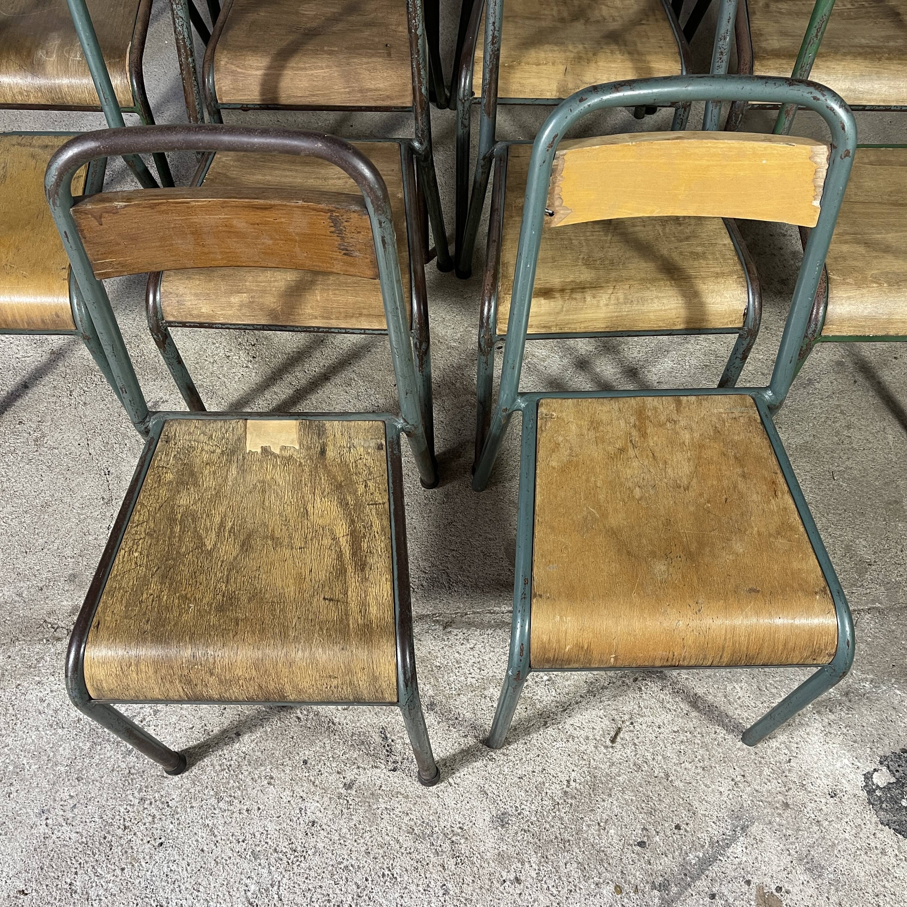 Set of 18 stella school chairs