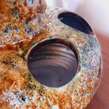 Ceramic fountain form hot air balloon year 50 Fat Lava Vallauris