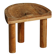 Carved pine stool, Swedish folk art, mid-20th century, 1950s.