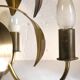Luster "foliage" brass and gold metal 1970