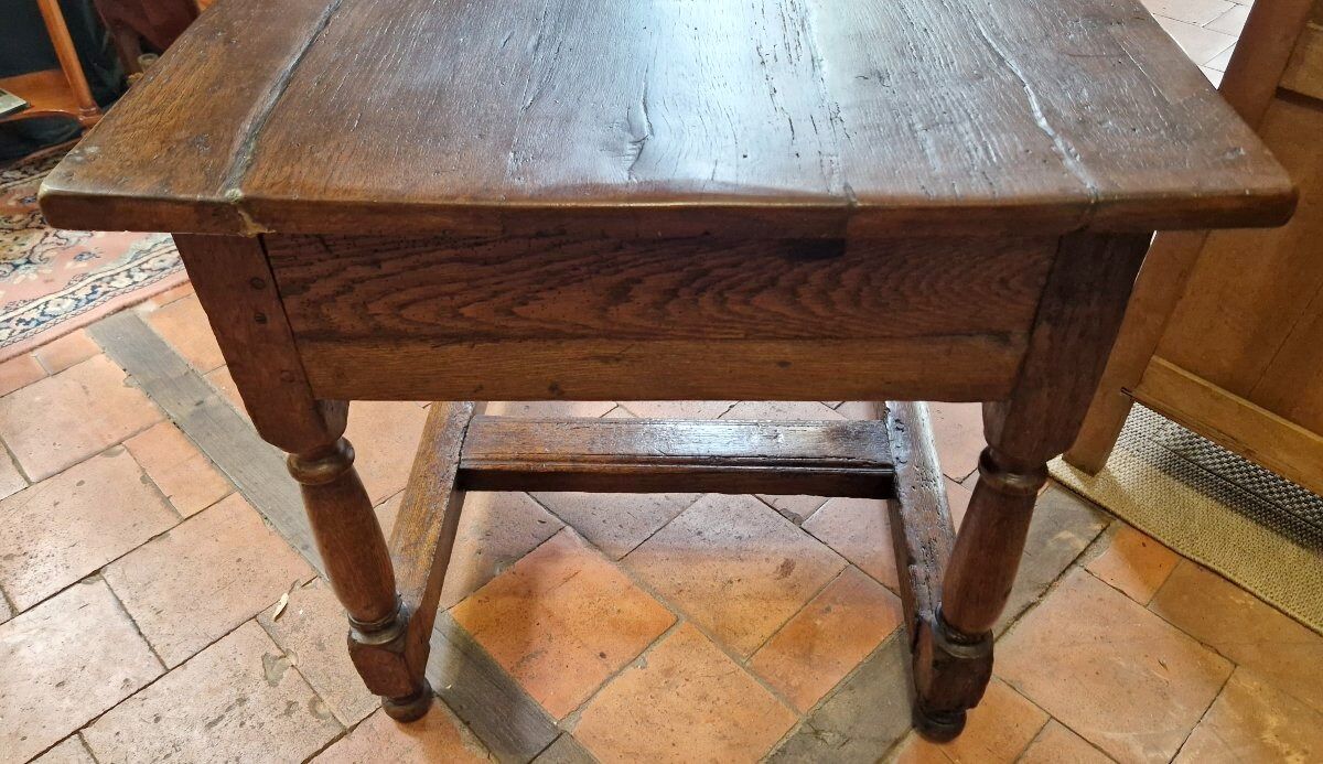 Table en chêne, début XIXe