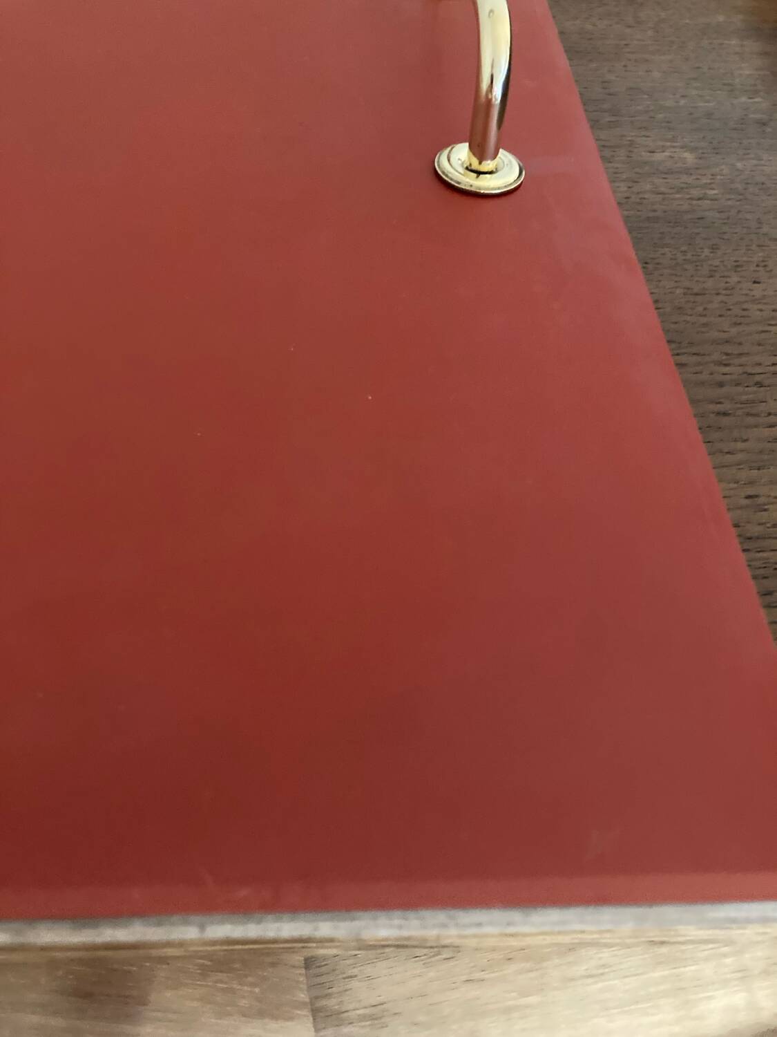 Buffet with 4 sliding doors, vintage wood and Formica