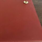 Buffet with 4 sliding doors, vintage wood and Formica