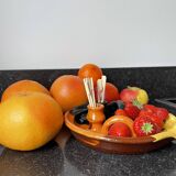 Thomas Buxo multifunctional ceramic candlestick ashtray olive dish