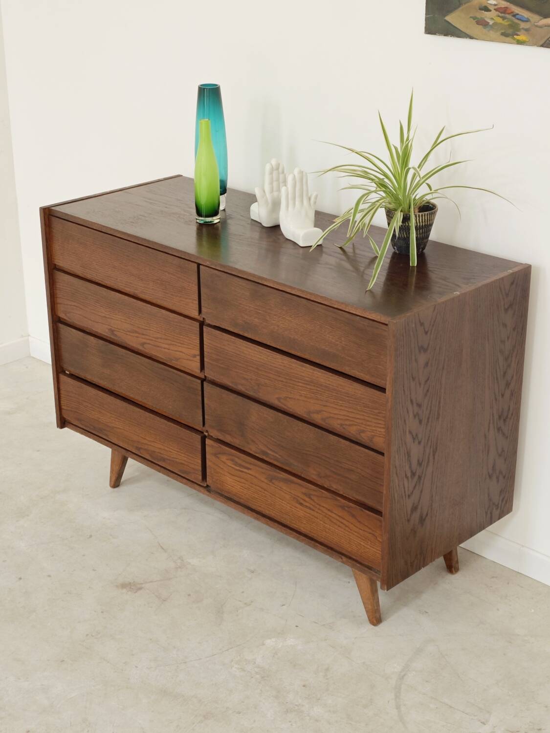 Commode / Buffet U 453 Dark Oak Jiri Jiroutek for Interior Prague 60s