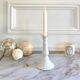 Antique porcelain candle holder