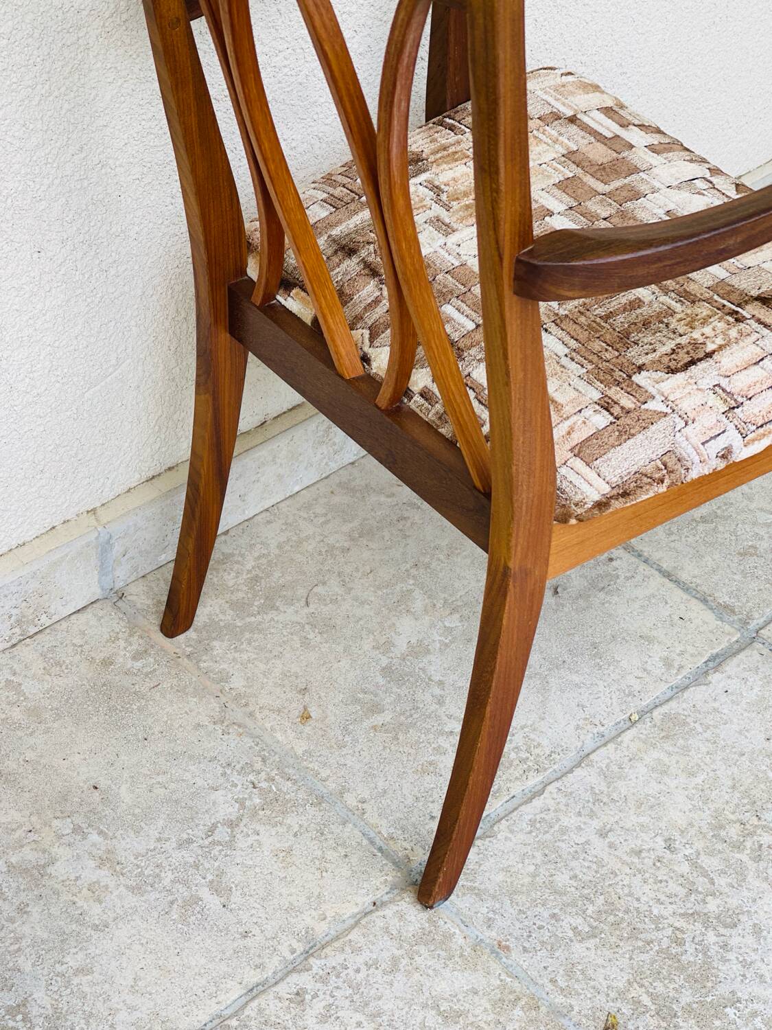 Chaise et fauteuil vintage 1960