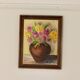 Original Swedish Mid-Century Oil on Panel " Still Life" by Solveig Dahlberg - Vintage & Framed