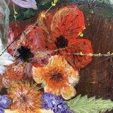 Peinture bouquet vintage