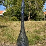 Carafe empoli purple mauve small bubbles hobnail