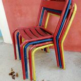 Lot de 14 chaises Tolix T2