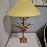 Chiseled bronze table lamp