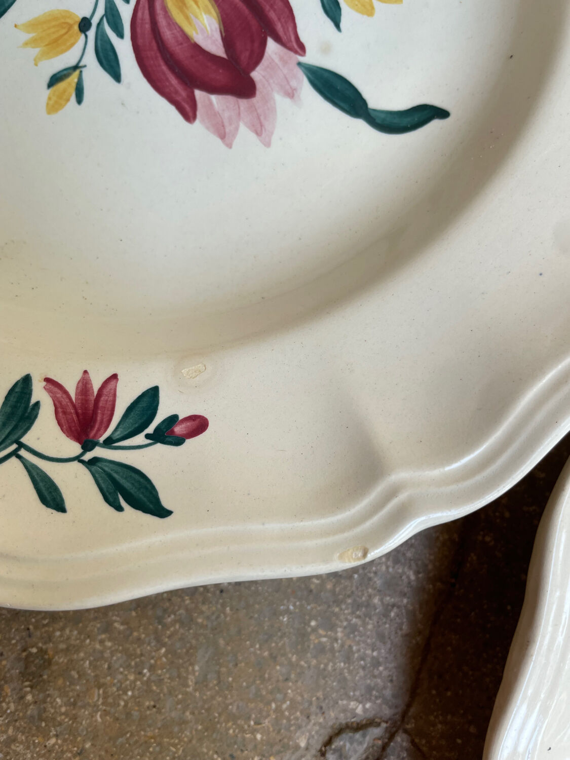 9 plates Sarreguemines