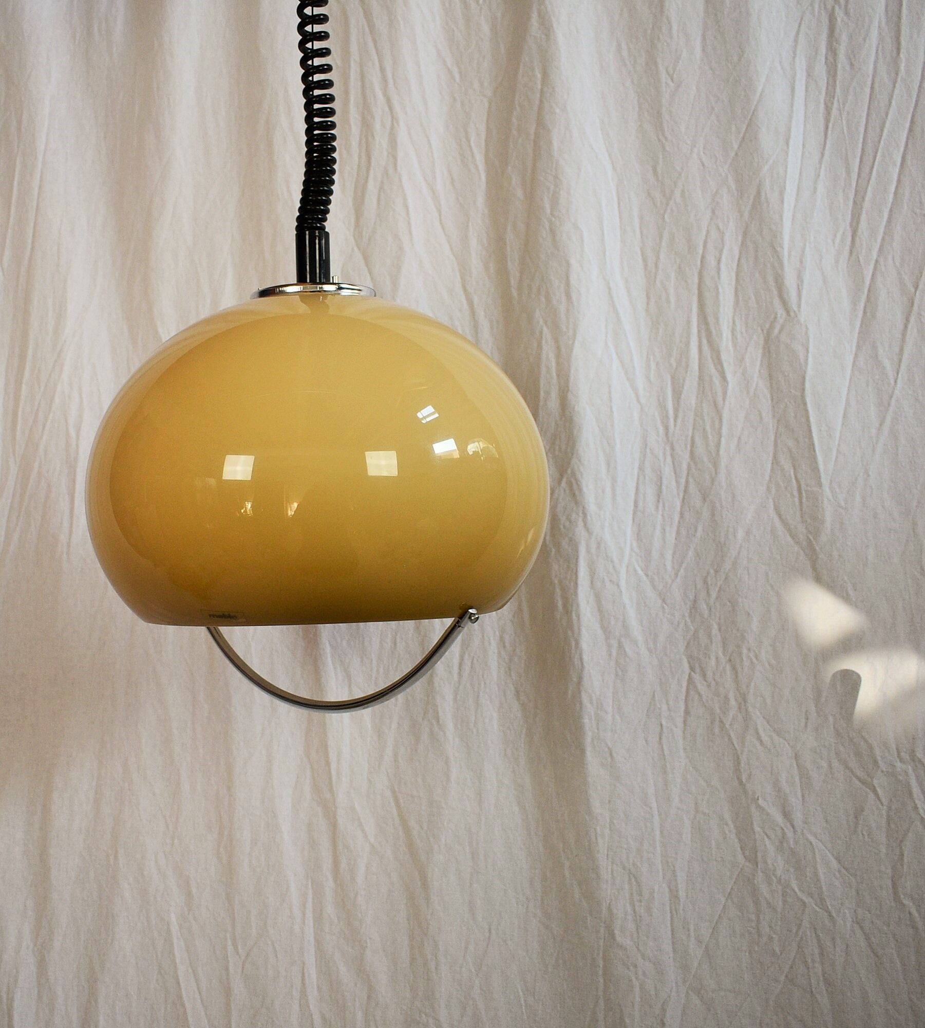 Meblo hanging lamp by Harvey Guzzini, 1970