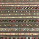 Tapis kilim bohème marron 7x10, motif ethnique, 202x304 cm