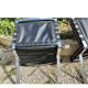 Pair of Vintage Hans Eichenberger Lounge Chairs in Faux Leather and Chrome Steel