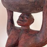 Wooden cup - Woman with pleated skirt (Burkina Faso)