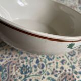 Hollow dish HBCM, Montereau, France" diam 21 cm