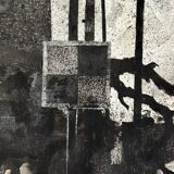 Eugène Eechaut (1928-2019) - ink Composition (1977)