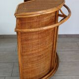 Vintage rattan bar