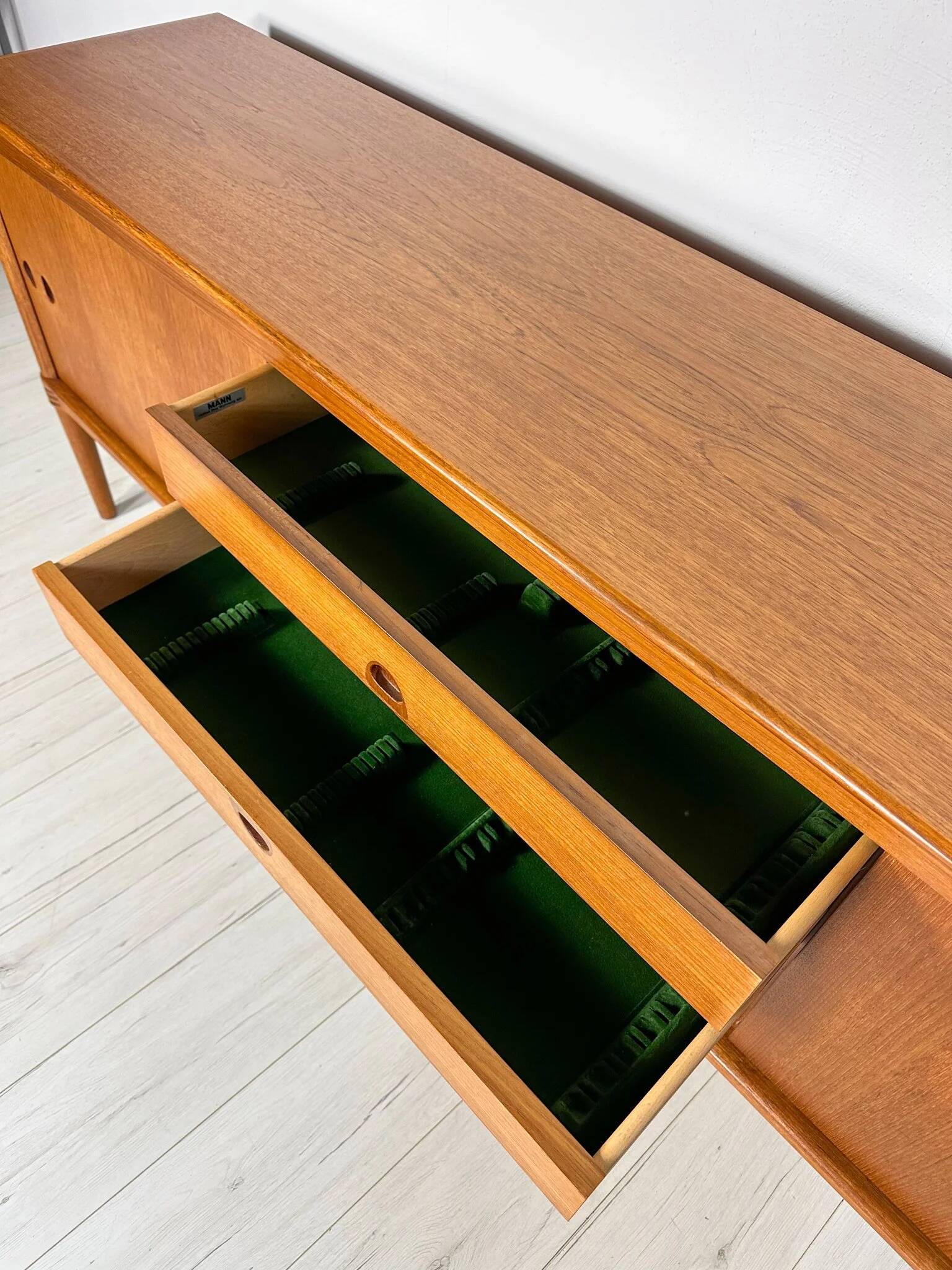 1960s Vintage Large Danish Teak Sideboard by H.W. Klein for Bramin
