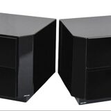 Pair of bedside tables by David Lange from the 1970s/80s.