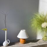 Turned wooden ball lamp 1990