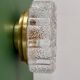 Vintage glass moulded globe wall/ceiling light.
