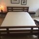 Oak bed by René Gabriel period Reconstruction