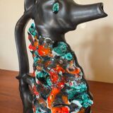 Ceramic seahorse pitcher from the 60s