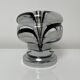 Side lamp Chromed metal and blown glass Murano Italy circa 1970