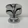 Side lamp Chromed metal and blown glass Murano Italy circa 1970