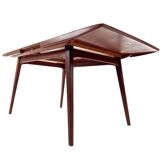 extendable vintage dining table by Louis van Teeffelen for Wébé
