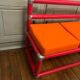 Memphis style banquette design