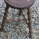 Tripod stool wavy feet