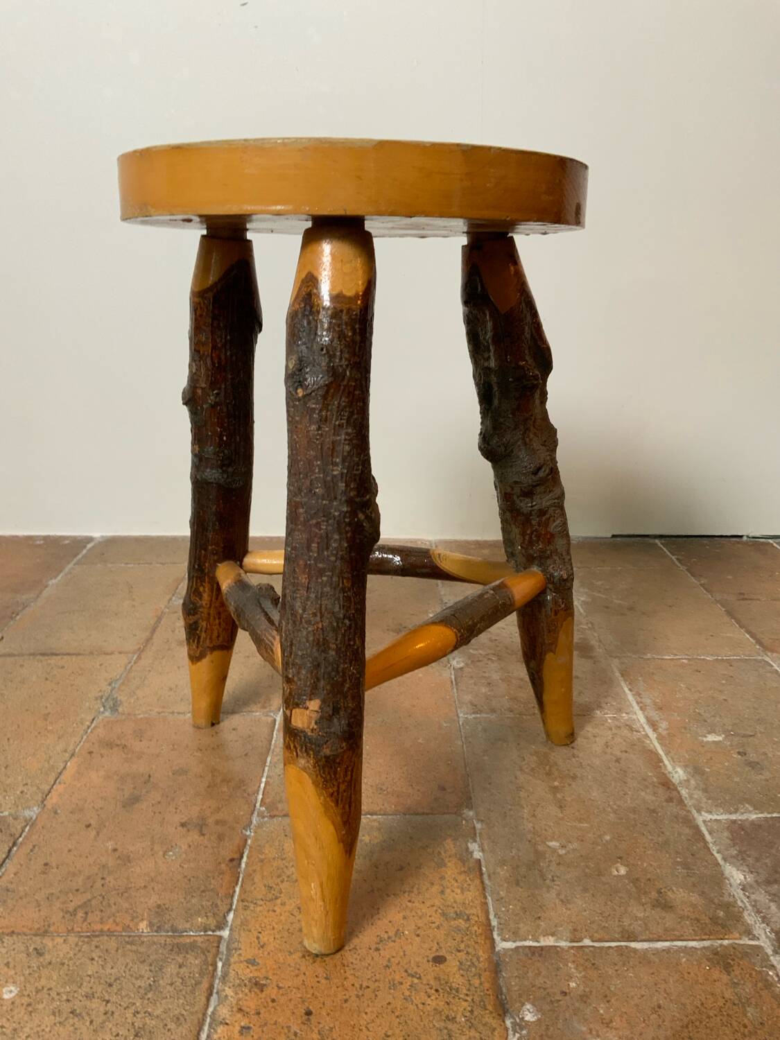 Vintage tripod stool