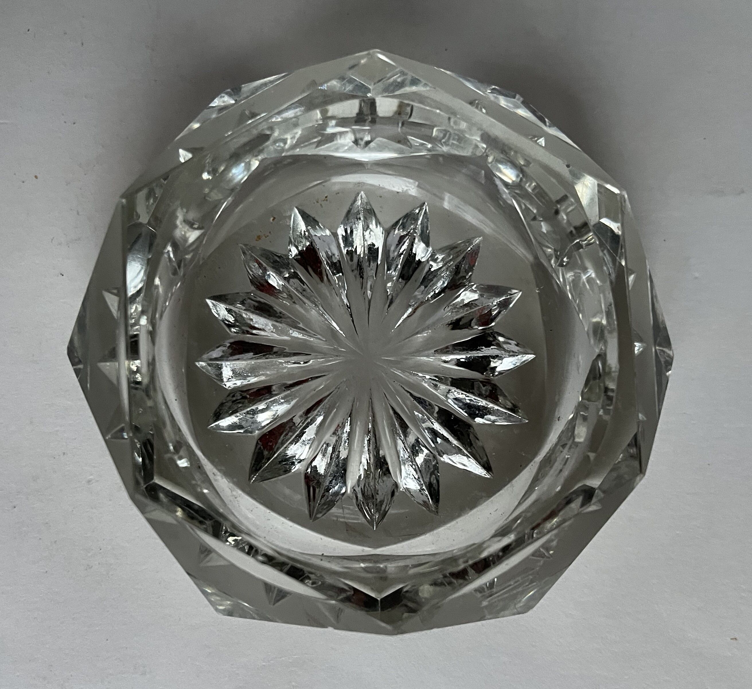 Set of three ashtrays