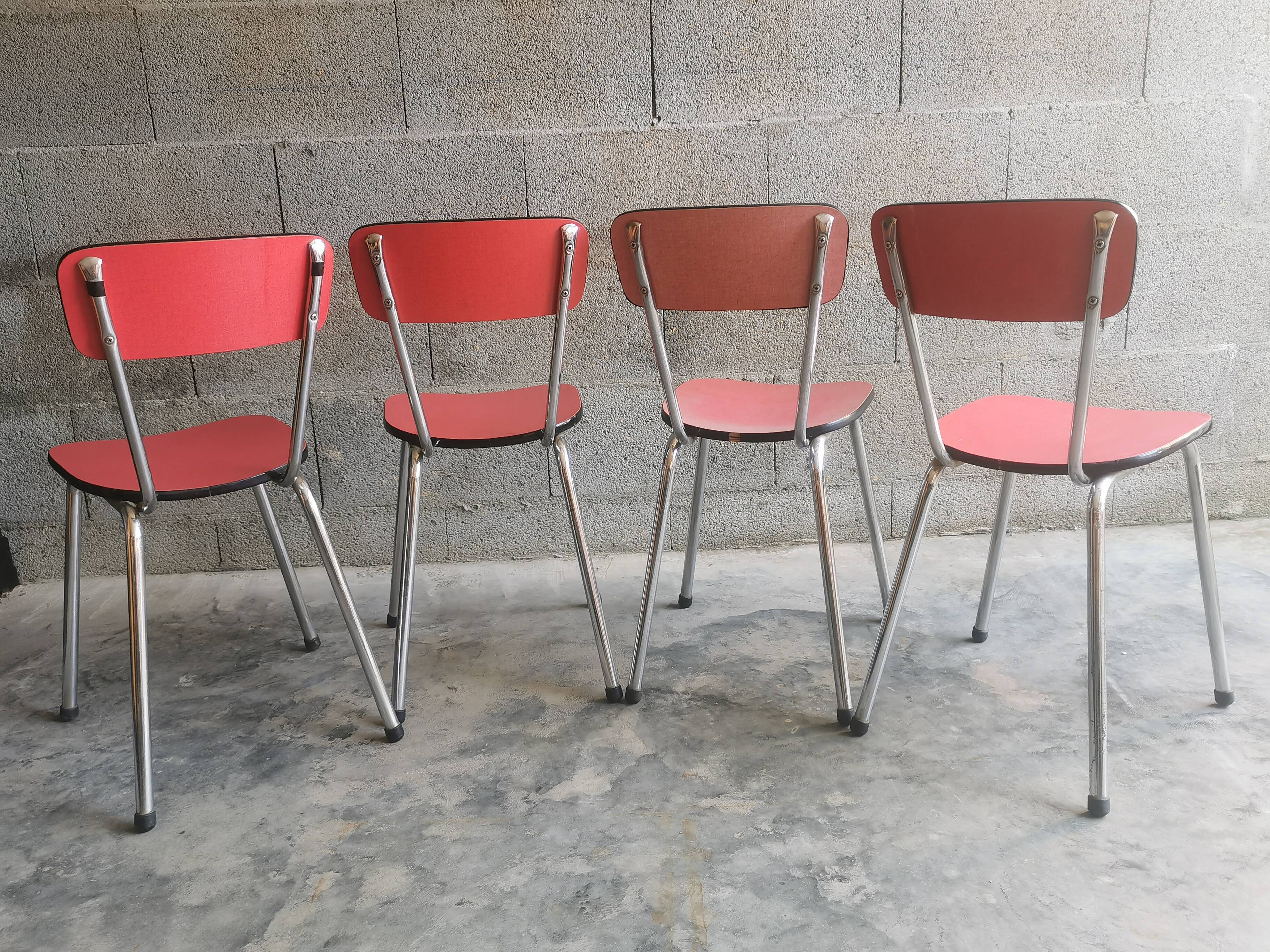 Vintage formica table and 4 chairs