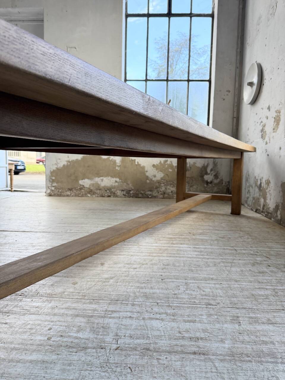 XXL solid oak farmhouse table 3.5m