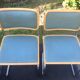 Pair of chairs B 32 Cesca Skaï blue by Marcel Breuer vintage 1960