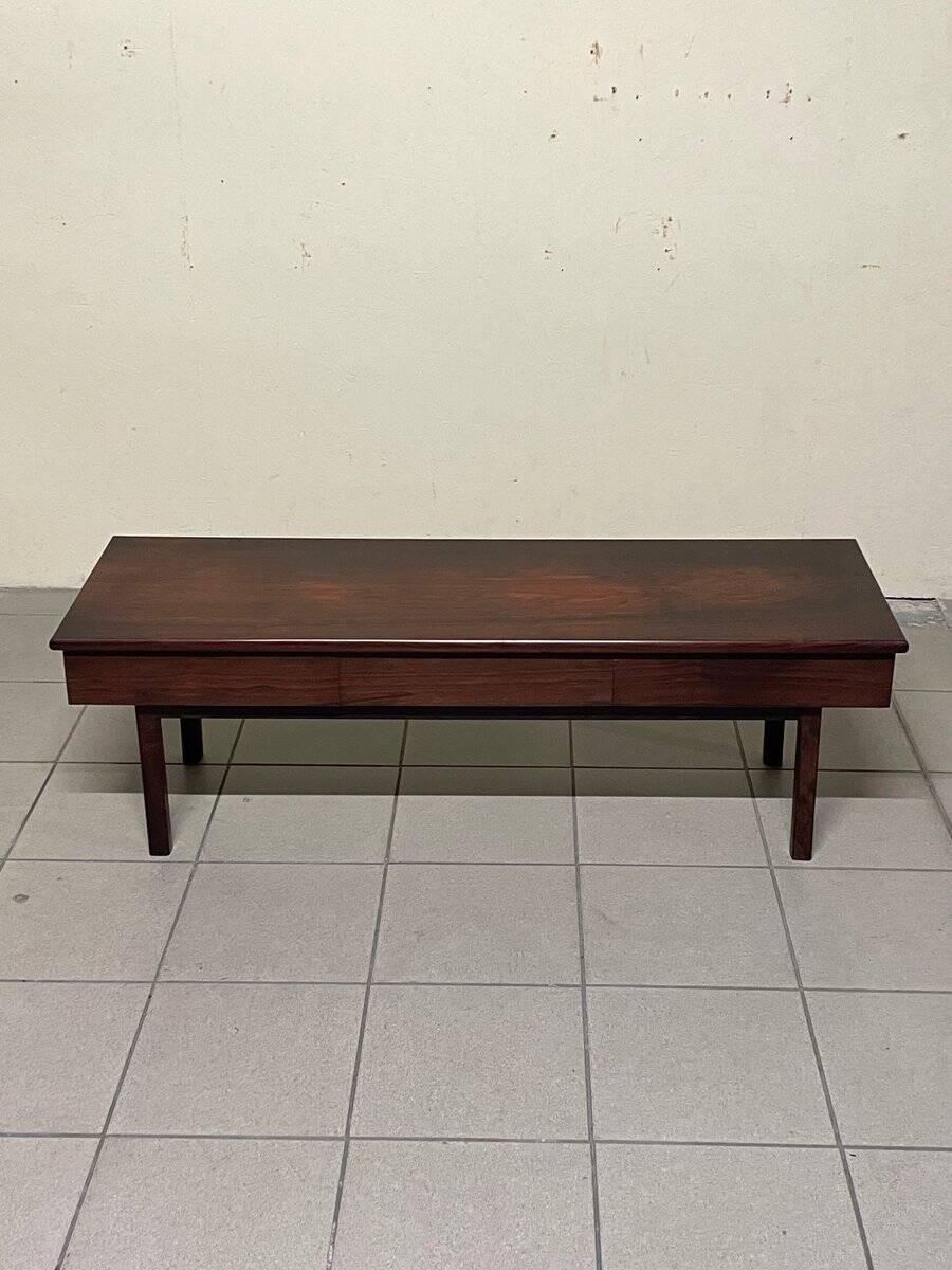 Table with three integrated drawers, 1960s.