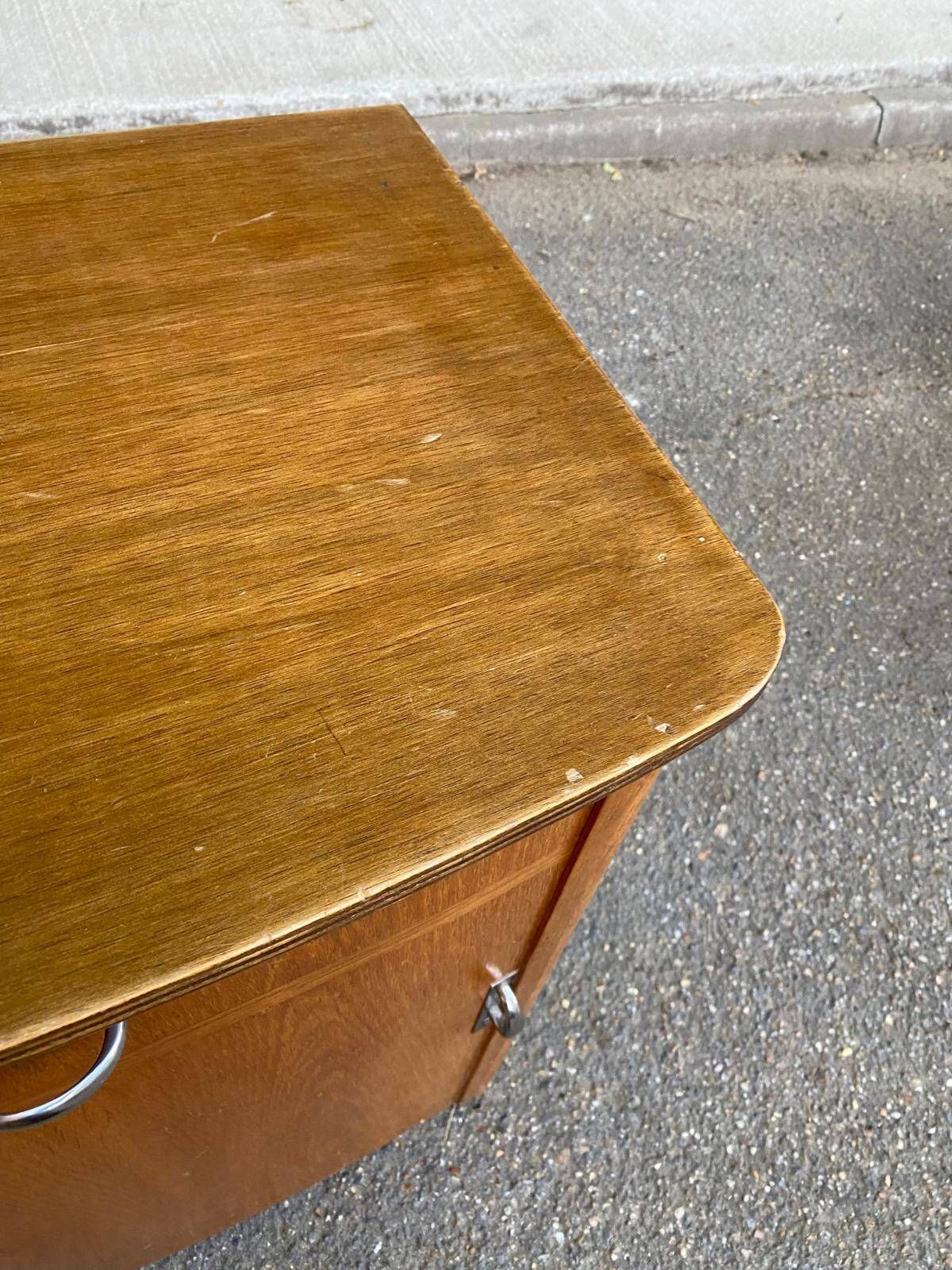 Armoire de rangement chaussures style scandinave en bois 1960