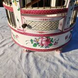 19th century bird cage in Lunéville earthenware