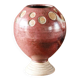 Scandinavian round vase in glazed stoneware