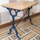 Table bistrot plateau bois